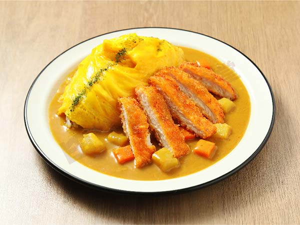 厚切豬排咖喱蛋包飯